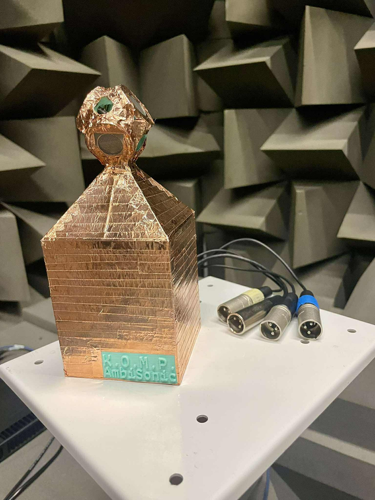 Final microphone in the anechoic chamber