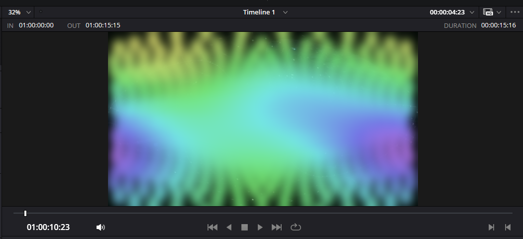 AmbiScopeVFX interface in DaVinci Resolve