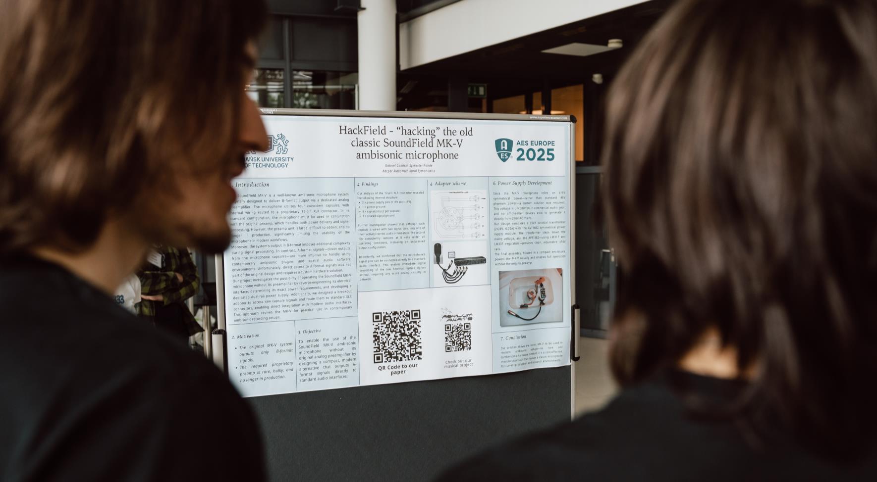 HackField AES Europe 2025 poster