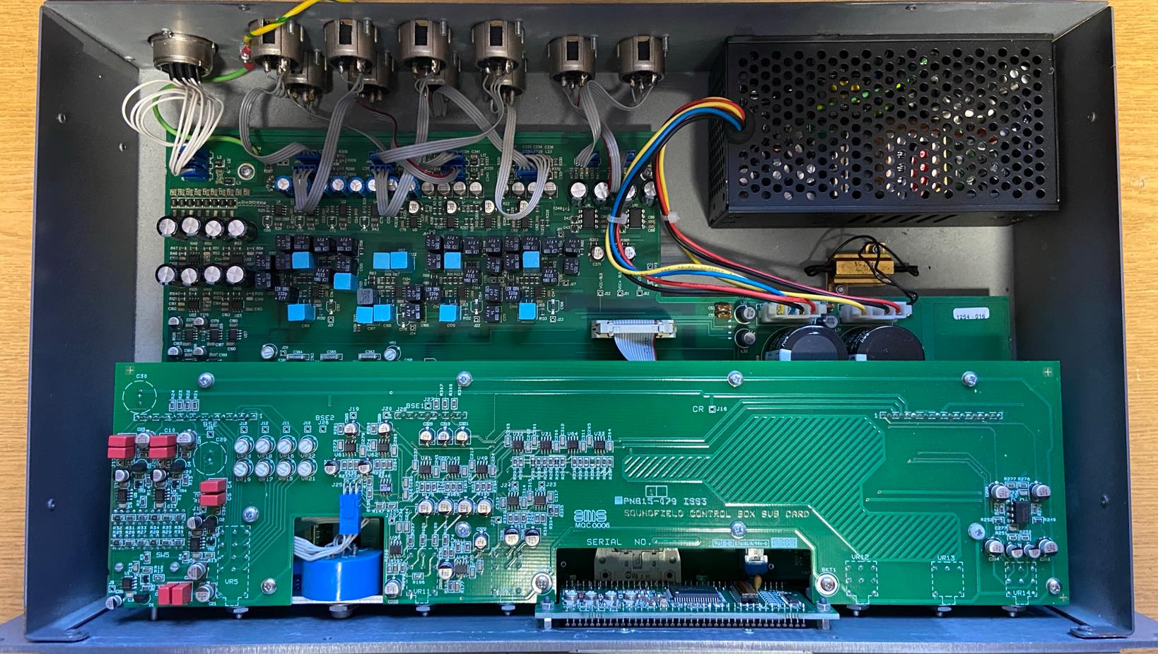 Interior of the original SoundField MK-V amplifier
